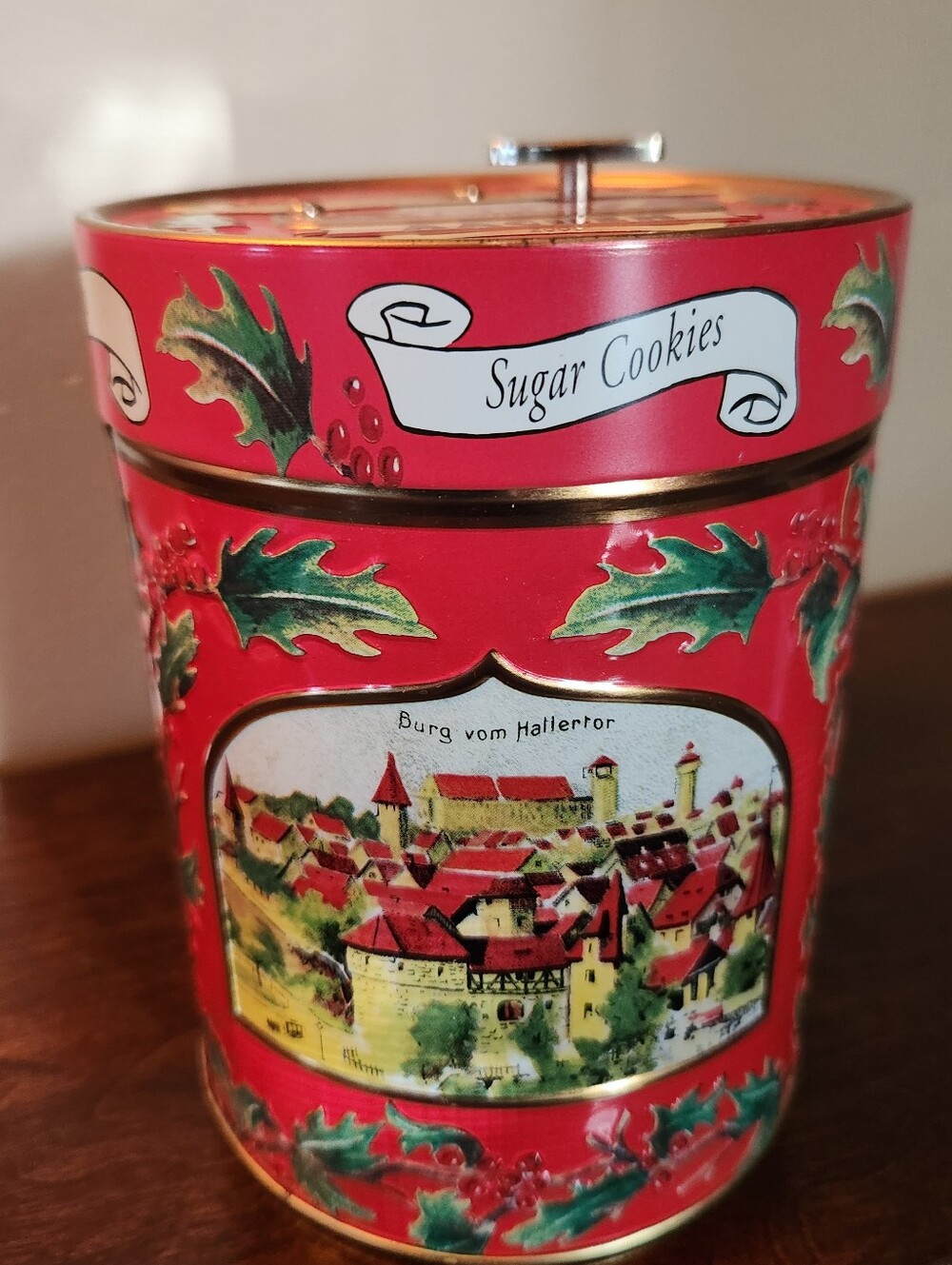 Lambertz Sugar Cookie Tin Music Box